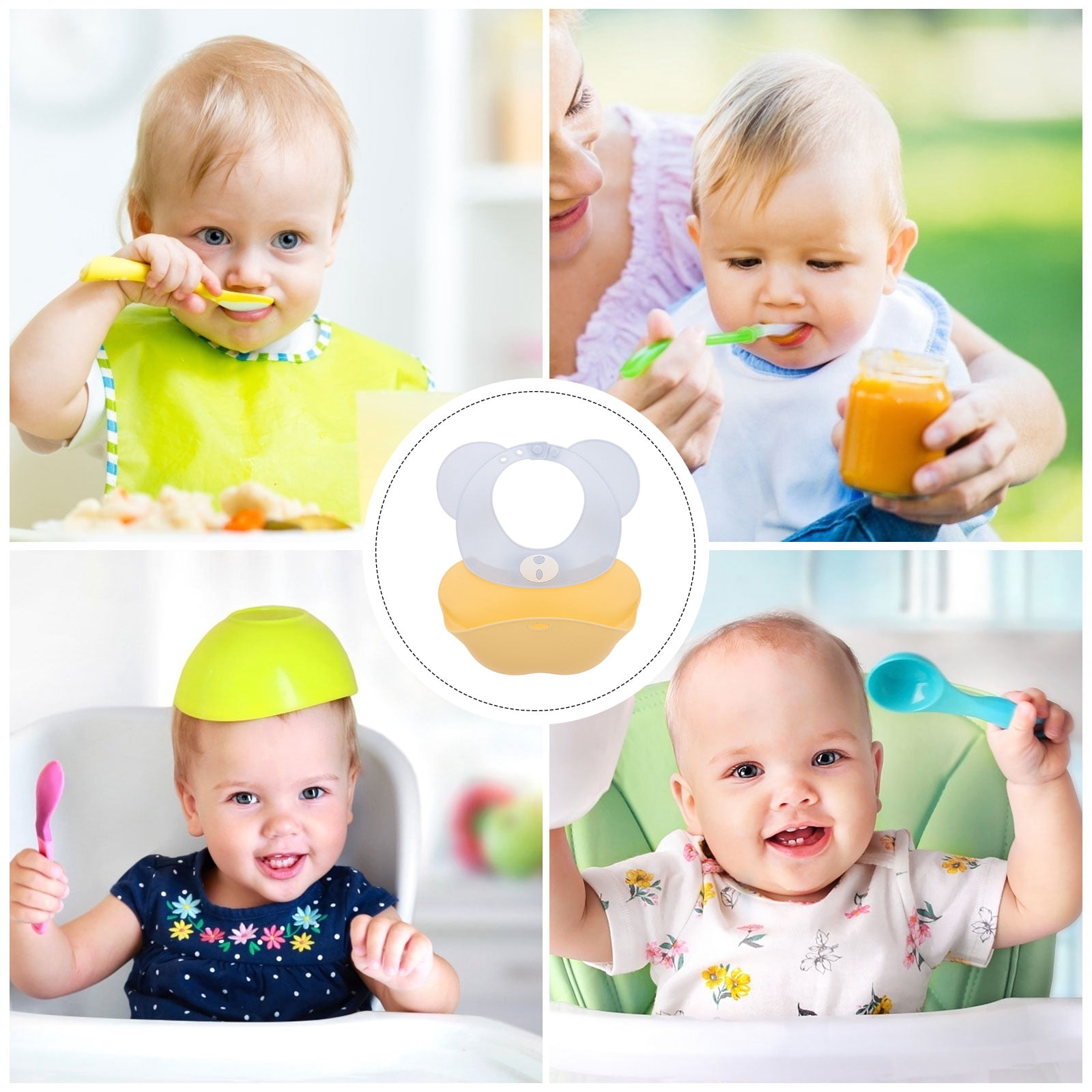 ETHZZLE Baby Boys Bib Feeding Bib For Baby Boy Silicon Bib Baby Eating Bib Silicon Bib Silicone Bib For Babies Silicone Baby Bib