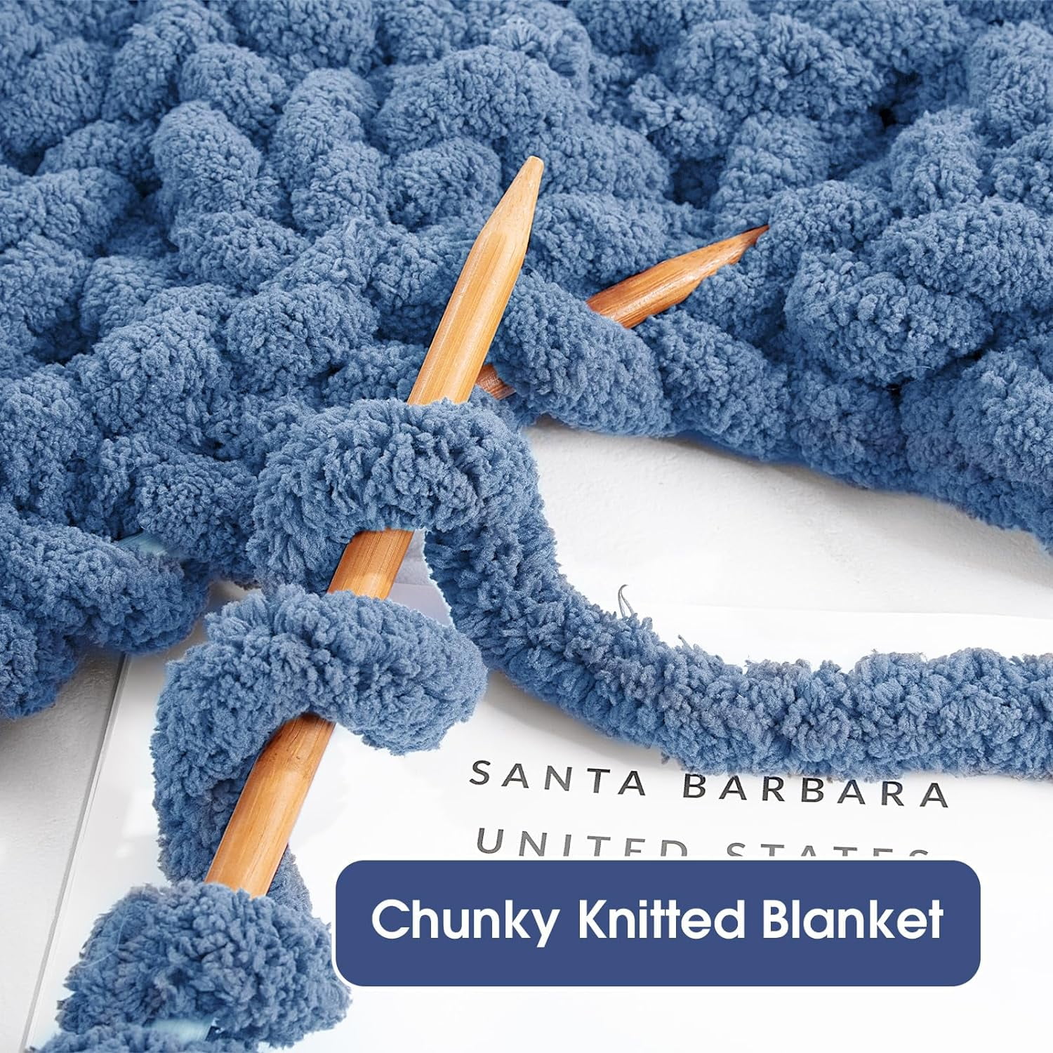 Assorted Chunky Yarn for Crocheting 8 Pack, Fluffy Jumbo Chenille Yarn, Soft Plush Yarn Bulky, Giant Thick Fuzzy Yarn for Hand or Arm Knitting (27 yds,8 oz Each Skein)