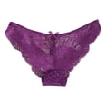 thumbnail image 2 of Xmarks Women's Lace Panties Underwear Bow Bikini Panty Low-rise Seamless Hipster Breathable Soft Stretch Underpants, 2 of 5