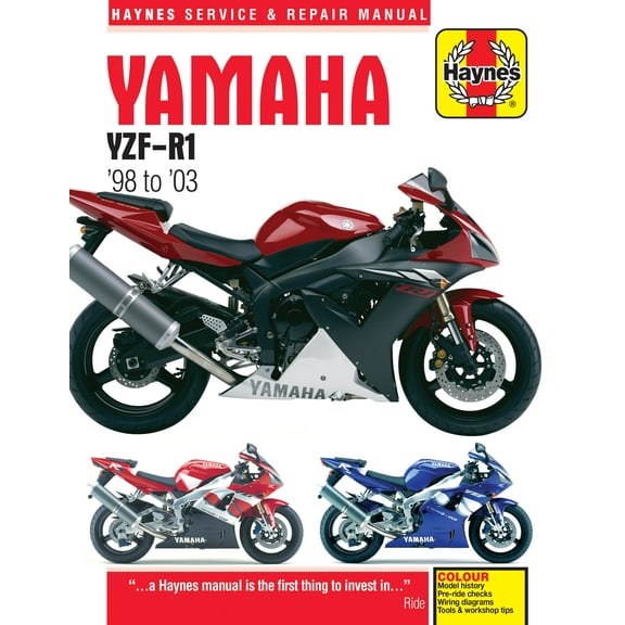 Yamaha YZF-R1 (98-03) Haynes Repair Manual (YZF1000R Thunderance is covered in manual #3720) ^