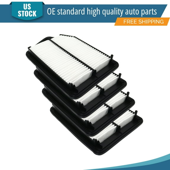 YXPCARS 4PCS Front Engine Air Filter for 2015 - 2020 Acura TLX 2013 - 2017 Honda Accord, New Air Filter Replacement (CA11476)