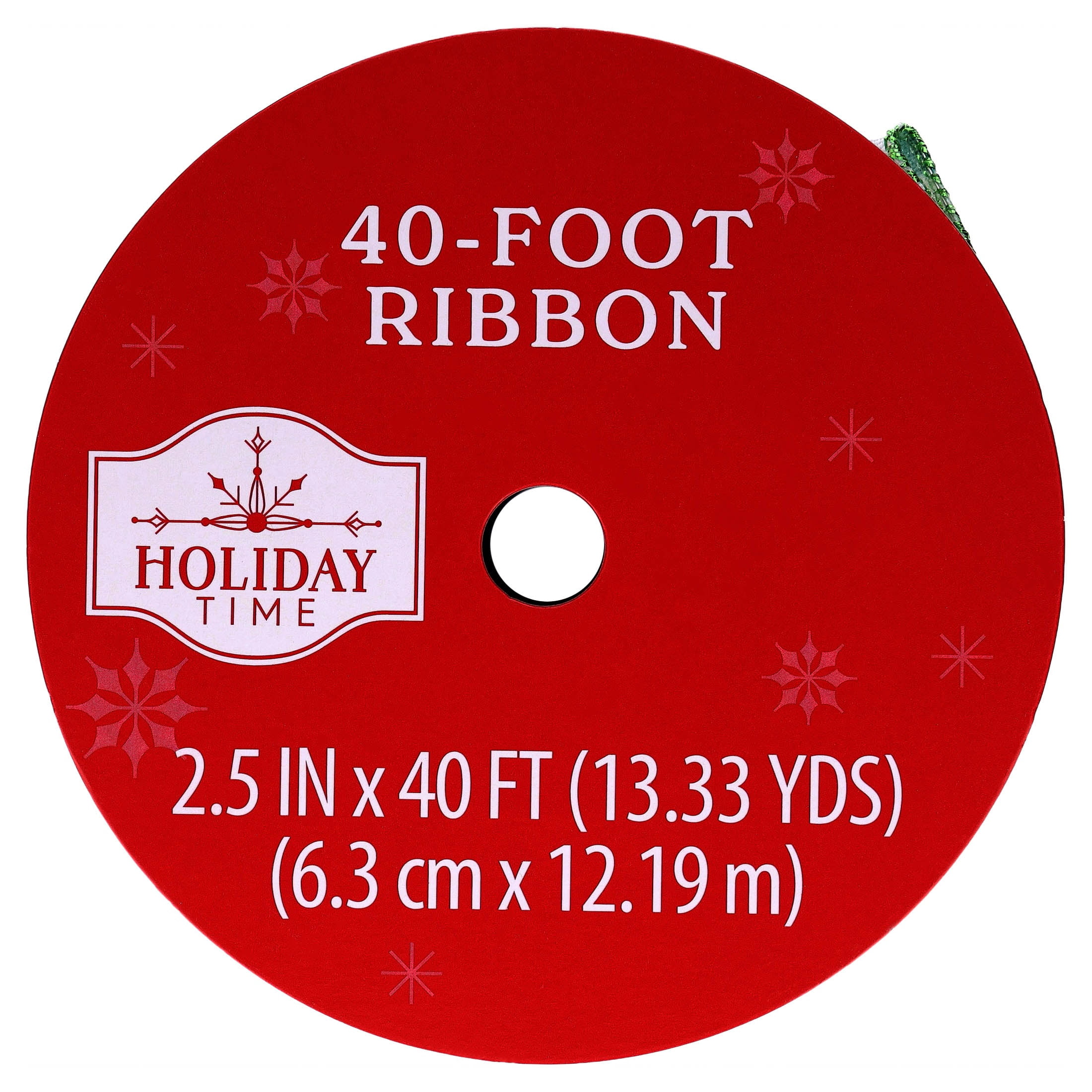 Multicolor Plaid Linen Christmas Ribbon, 2.5" x 40', by Holiday Time