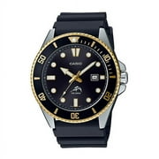 Casio Mens Dive Style Watch, Black-Gold MDV106G-1AV