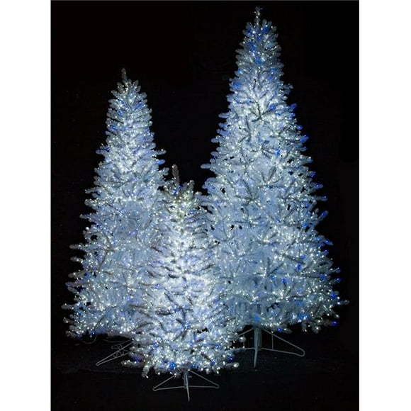 5 ft. Park Avenue Tree with LED Lights, White