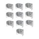 thumbnail image 5 of 10 piezas de soportes de cerca, clips, piezas de reparación, montaje, soportes en forma de U, conector para 50 mm, 5 of 8