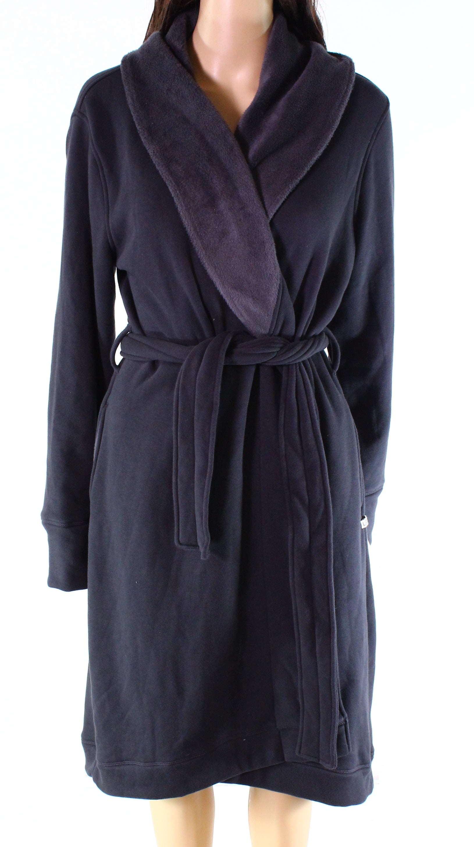 UGG Womens Sleepwear Robes Duffield Shawl Collar Belted XL Walmart