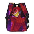 thumbnail image 3 of Alastor Hazbin Hotel Anime Backpack Shoulders Laptop Daypack Student School Bag Satchel Bookbag Unisex Travel Bag Rucksack Knapsack, 3 of 6