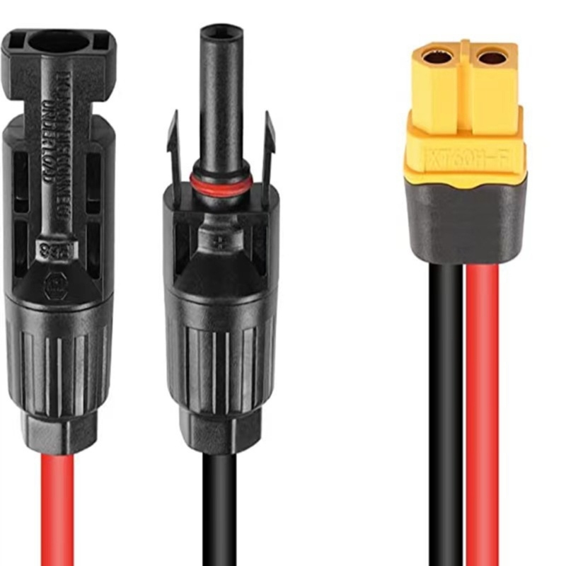 12AWG Solar Panel to XT60 Charging Cable for Adventure and Emergency Power