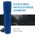 thumbnail image 1 of Blue 10LB Guard Welding Weld Electrode Rod Storage Tube Container Hold Cannister with Straps and Chain, 1 of 10