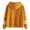 Yellow, variant on Jane Wardrobe Women's Striped Sleeve Hoodie, Loose Fit Drawstring Hooded Sweatshirt, 1 Piece, S-XXL Plus Size Friendly