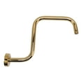 thumbnail image 1 of Shower Extension Arm Stainless Steel High Rise Shower Arm with Flange Wall Mounted Shower Head Riser Pipe Gold, 1 of 8