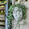 thumbnail image 5 of Dpityserensio Décoration Murale en Résine Visage Humain pour Jardin Extérieur, 5 of 5