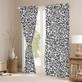thumbnail image 3 of Erosebridal Teens Abstract Leopard Print Blackout Curtains Set of 2 (52x84 Each),Old Fashion Cheetah Print Window Curtains For Boys, 3 of 6