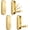 Gold, variant on 4PCS Foldable Wall Hook, Retractable Wall Hook for Hanging Coats, Towel, Hangers, Hat, Backpacks, Flip Down Hook Zinc Alloy Folding Hook (Black)