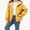 Yellow, variant on HAOTAGS Girls Coat (18Months-13Years) Cute Warm Thicken Fleece Hooded Long Sleeves Jacket Yellow Size 4T