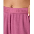 thumbnail image 4 of Hanes Originals Women’s SuperSoft Comfywear Rib Sleep Shorts Mauve Mood S, 4 of 5