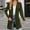 Army Green, variant on AOOCHASLIY Clothes Ladies Coat Women Fashion Long Sleeve Color Cuff Split Bottom Cardigan