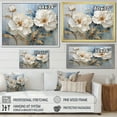 thumbnail image 4 of Designart "Simplistic Ivory Carnations I" Carnations Canvas Prints, 4 of 7
