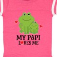 thumbnail image 4 of Inktastic My Papi Loves Me Grandson Frog Boys Baby Bodysuit, 4 of 5
