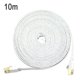 thumbnail image 1 of Cable de red tipo Cat7, oficina en casa, hotel, cable plano de Internet, cable Ethernet, tipo plano, blanco, 10 metros Monstrate EL4498-12, 1 of 2