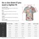 thumbnail image 5 of Balery Trendy Floral Design Camisas hawaianas de manga corta para hombre, camisas playeras de corte holgado, camisas de vacaciones con botones,X-Large, 5 of 7