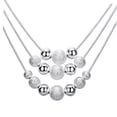 thumbnail image 4 of BESTYASH Collar De Cobre Plateado Triple Para Mujer Con Colgante Y Acabado Fino, 4 of 8