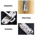 thumbnail image 3 of Sliding Door Lock Hook Barn Latches 304 Stainless Steel Handles Black Pocket Guide with Key, 3 of 6