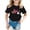 Z1256 Black, variant on Landzoo Toddler Kids Boys Girls Shirts Leopard Love Heart Print Short Sleeve Crew Neck T-Shirt Summer Loose Fit Girls Tops Size 3-4 Years Black