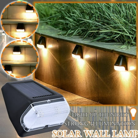 

LED Solar Garden Wall Light Outdoor Light Fence Wall Lights Decking Outdoor String Lights Solar Wire