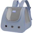thumbnail image 1 of Wekity Pet Outing Backpack,Cat Backpacks for Carrying,Dog Carrier Backpack,Fully Ventilated Mesh Adjustable Portable Backpack,Pet Backpack for Traveling,Dog Carrier Bag for Hiking Walking Cycling-0619, 1 of 5
