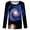 10-Purple, variant on IWRICH Women's Long Sleeve Crew Neck T Shirts Space Printed Tees Causal Fashion Rave Clothes 07-Purple XL
