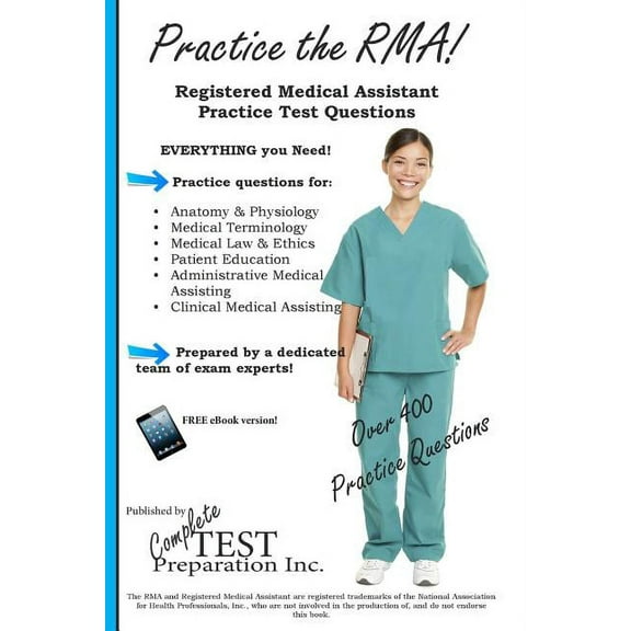 Practice the RMA! Registered Medical Assistant Practice Test Questions, (Paperback)