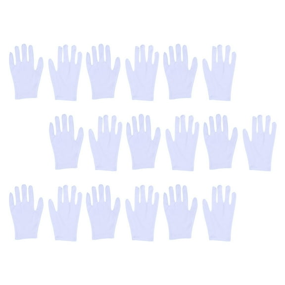 Raindrops 12 Pairs Elastic Cotton Gloves for Slip Protection in Professional Settings 11.4in*4.7in