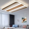 thumbnail image 2 of Modern Brown Fluorescent Light Covers for Ceiling Lights 4x2 feet,1 Pack Magnetic Light Filters for Classroom,Boho Contemporary Geometric Striped Fluorescent Light Shade Panel for Office School Drop, 2 of 9