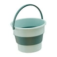 thumbnail image 4 of Cubo plegable, cesta práctica para la colada del hogar, cubo para la limpieza de la casa verde, 4 of 9
