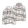 thumbnail image 6 of Bingfone Anchors and Ropes Men's Drawstring Hoodie Long Sleeve Pocket Sweatshirts-Large, 6 of 6