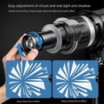 thumbnail image 2 of Bowens Mount Flash Snoot Conical Lens Video Modelling Shape Photo Studio Light Kit with Optical Spotlight Lens 5 Gobos, 2 of 5
