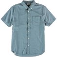 thumbnail image 1 of Vans Herringster - Camiseta con botones para hombre, color azul, pequeña Vans  Botones al frente, 1 of 1
