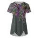 thumbnail image 4 of Camisetas de verano para mujer, blusa holgada con estampado Floral, cuello redondo, dobladillo irregular, camisetas casuales de manga corta con gráficos Pompotops  hkajfhjk464190, 4 of 5