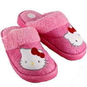 Hello Kitty - Pink Plush Slippers
