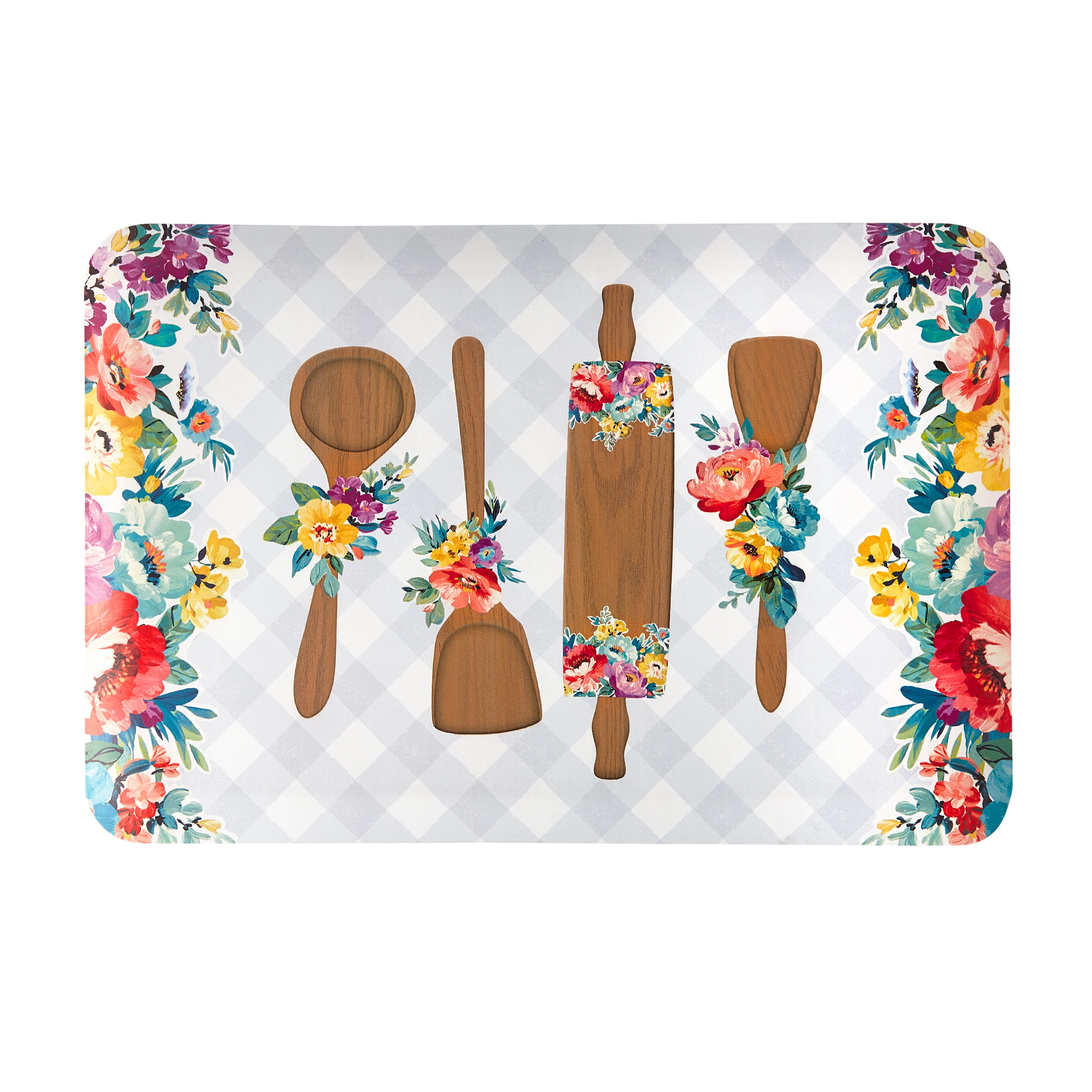 The Pioneer Woman Sweet Romance Kitchen Comfort Rug, Multicolor, 20