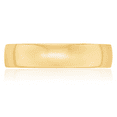 thumbnail image 3 of 14K Solid Yellow Gold 5mm Comfort Fit Plain Classic Wedding Band Ring, 3 of 7