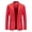 Red Jacket for Men, variant on IYTR Mens Suit Coat Single Breasted Lapel Coat Solid Color Business Casual Suit Coat with Pocket Long Sleeve Jacket Navy M