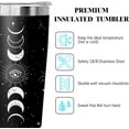 thumbnail image 3 of Goth Tumbler 10 Oz, Moon Cup Witch Travel Cup, Halloween Witchy Goth Gifts for Women, Halloween Tumbler with Lid and Straw, Goth Accessories Stuff, Witch Tumbler Stainless Steel Insulated Thermal, 3 of 6