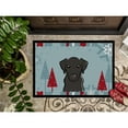 thumbnail image 3 of Winter Holiday Black Labrador Door Mat, 3 of 4