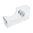 thumbnail image 2 of Tape Dispenser with Antiskid Base and Blades Smooth Rollers Suitable for Tape Cutters with Width Within 25mm for Office Home Use - Silver, 2 of 6
