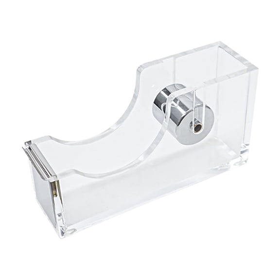 Ohmyroo Tape Dispenser Holder Tape Cutting Stand for Tape Within 0.98 Inch Width for Home Office Desk Stationery Organizer