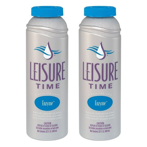 Leisure Time Enzyme SGQ Removes Oil, Lotion, & Organics in Spas & Hot Tubs 12 pk