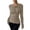 Khaki, variant on Casual Knit Thermal Underwear Top Soft Warm Base Layer Shirt For Cold Weather Comfort And Everyday Wear With Breathable Stretch Fit