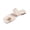 White, variant on Wensltd Flat Slide Sandals Women Print Square Open Toe Toe Ring Slip On Daily Outdoor Walking Sandals White